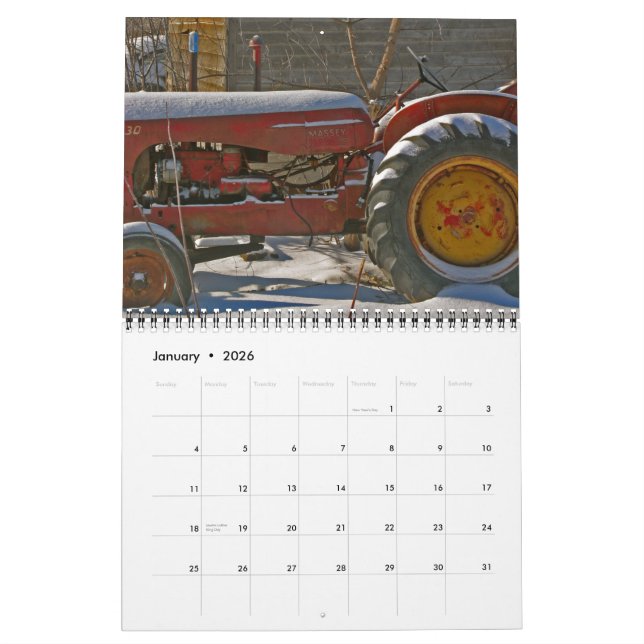 Traktor-Kalender: Bunte Traktoren (2013) Kalender (Jan 2026)