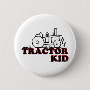 Traktor Kid Button