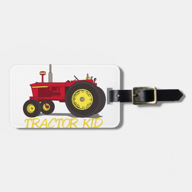 Traktor-Kind Gepäckanhänger (Vorderseite horizontal)