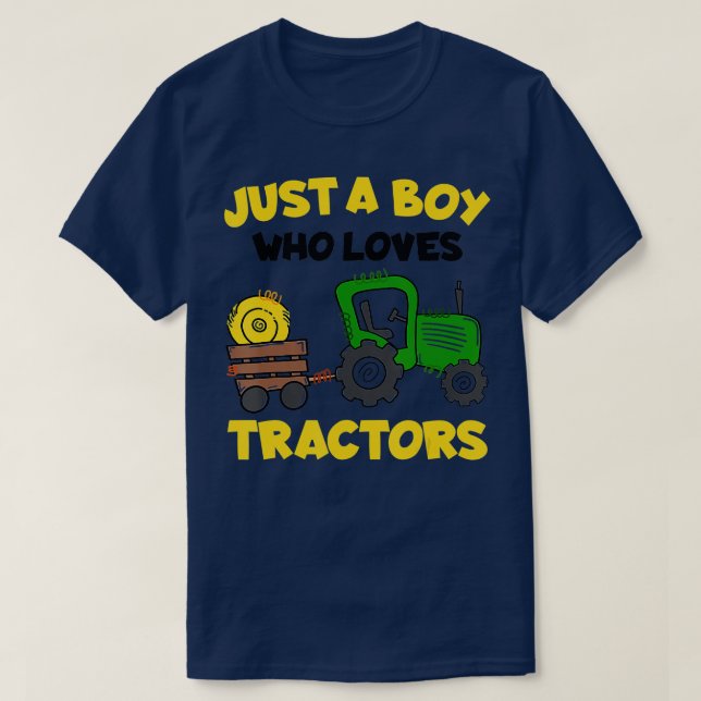 Traktor Kostüm Kleinkind Kinder nur ein Junge, der T-Shirt (Design vorne)