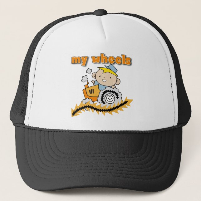 Traktor meine Rad-T-Shirts und Geschenke Truckerkappe (Vorderseite)