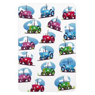 Traktor Muster Magnet