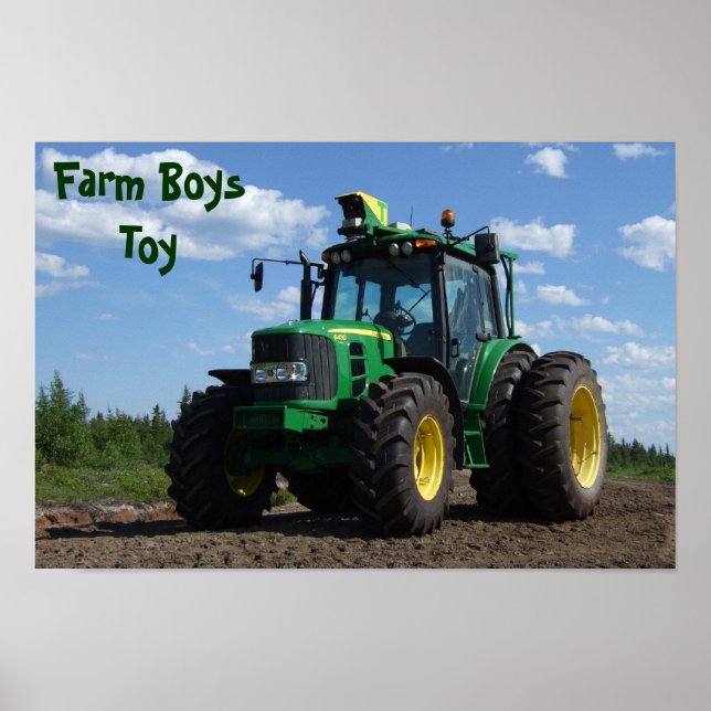 Traktor-Poster Poster (Vorne)