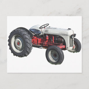 Traktor Postkarte