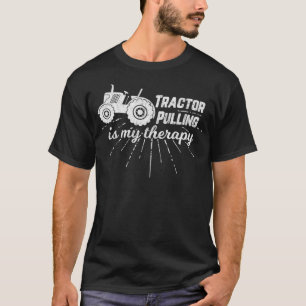 Traktor Pulling ist meine Therapie Sarcastic Pulle T-Shirt