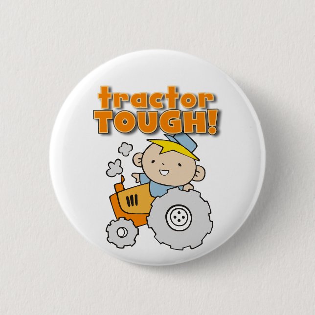 Traktor-starke T - Shirts und Geschenke Button (Vorderseite)