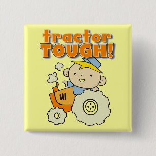 Traktor-starke T - Shirts und Geschenke Button