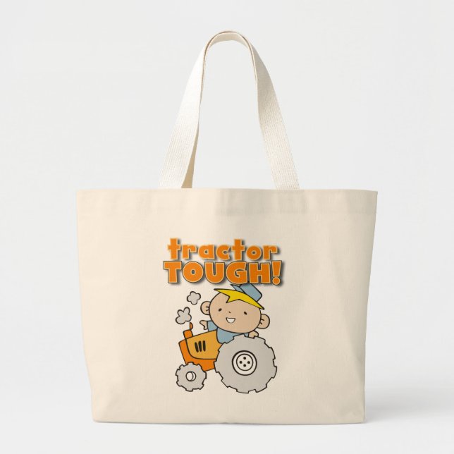 Traktor-starke T - Shirts und Geschenke Jumbo Stoffbeutel (Vorne)