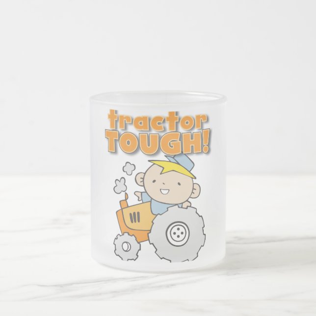 Traktor-starke T - Shirts und Geschenke Mattglastasse (Mittel)