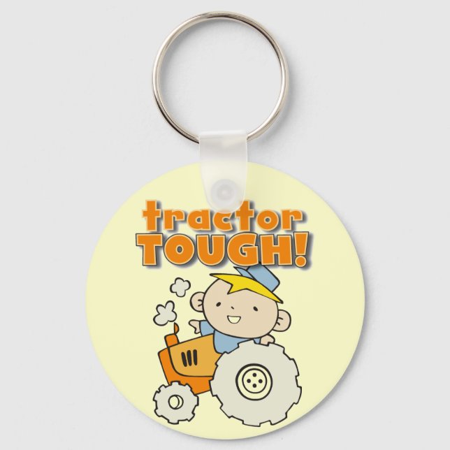 Traktor-starke T - Shirts und Geschenke Schlüsselanhänger (Vorderseite)