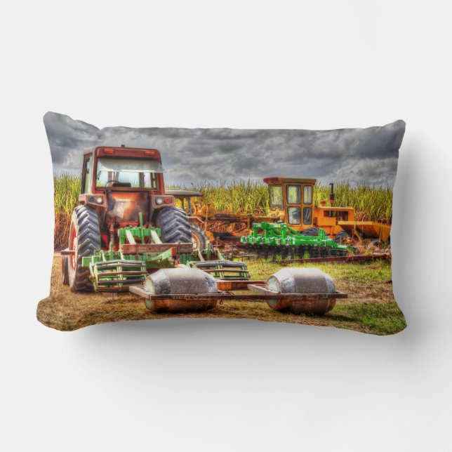 TRAKTOR U. LANDWIRTSCHAFTLICHE MASCHINEN LENDENKISSEN (Vorderseite)