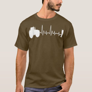 Traktor und Bier Bauer Trekker Landwirtschaft Farm T-Shirt