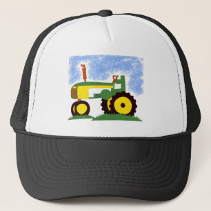 Traktor unter blauem Himmel Truckerkappe