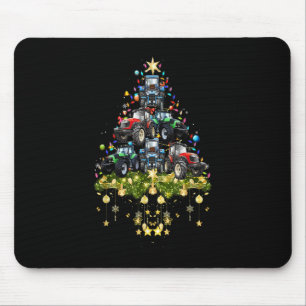 Traktor Weihnachtsbaum Lights Holiday Traktor Xmas Mousepad