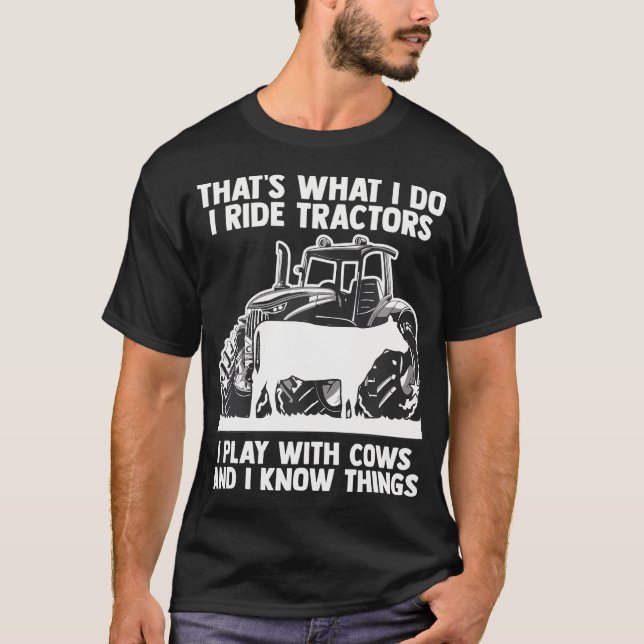 Traktoren Kuh Spaß Zitat Heifer Lover Butter T-Shirt (Vorderseite)
