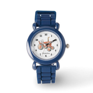 Traktorfreunde von coolen Jungen  Armbanduhr