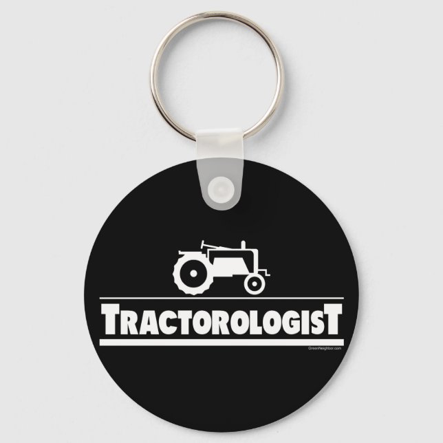 Traktorologe Schlüsselanhänger (Vorderseite)