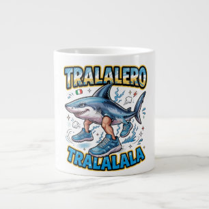 Tralalero Shark Brainrot Lustiges T-Shirt Jumbo-Tasse
