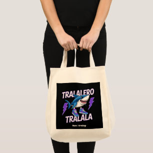 Tralalero Tralala Bootleg Funny Shark Meme Graphic Tragetasche