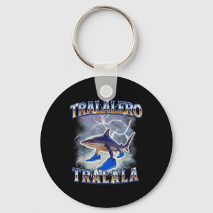 Tralalero Tralala Funny Shark Meme Bootleg Schlüsselanhänger