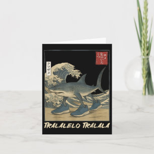 Tralalero Tralala Hai Italienisches Brainrot Meme Karte