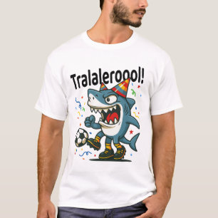 Tralalero Tralala Italien Brainrot Fußball Geburts T-Shirt