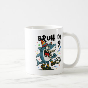 Tralalero Tralala Italienischer Gehirn Roter Junge Kaffeetasse