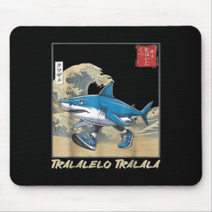 Tralalero Tralala Japanischer Lustiger Hai Italien Mousepad