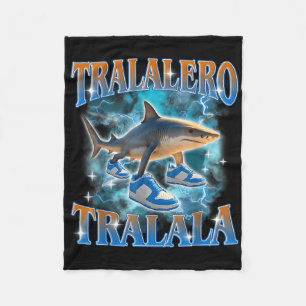Tralalero Tralala Shark Meme Bootle Fleecedecke