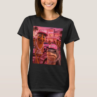 Tralalero Tralala Und Tung Tung Sahur Italienisch T-Shirt