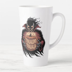 Tralalero Tralala Vampire Pumpkin Halloween Milchtasse