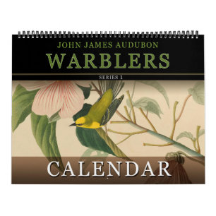 Trällerer-Vögel Johns Audubon von Amerika-Kalend Kalender