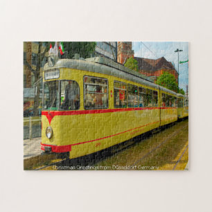 Tram Düsseldorf Deutschland. Jigsaw Puzzle