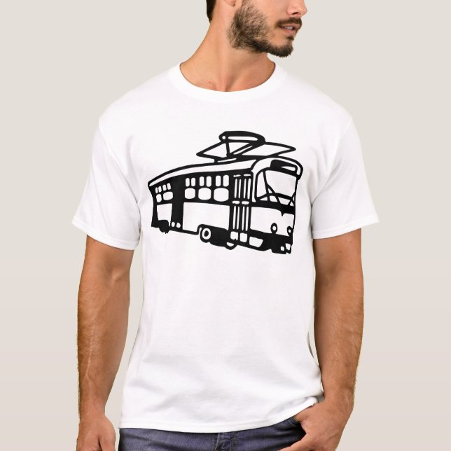 Tram - Untergrundbahn T-Shirt (Vorderseite)