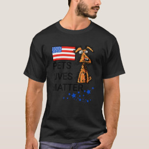 Tramp Harris debattiert lustige Haustiere T-Shirt