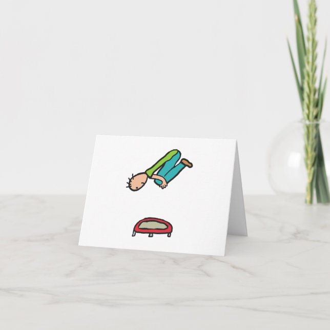 Trampolation Karte (Vorderseite)