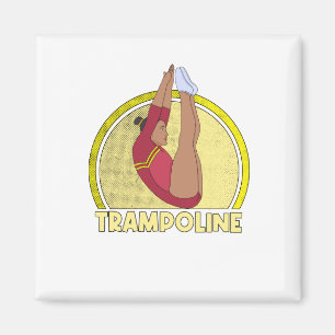 Trampolin Gymnastik Magnet