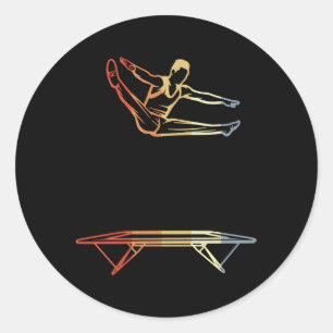 Trampolin Runder Aufkleber
