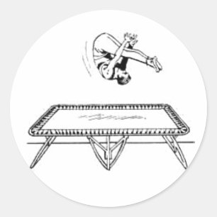 Trampolin Runder Aufkleber