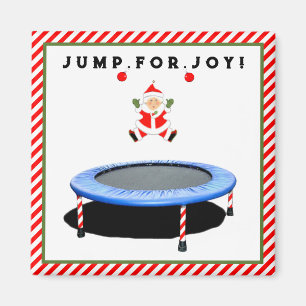 Trampolin-Turnhalle-Weihnachtsstrumpf-Füllungen Magnet