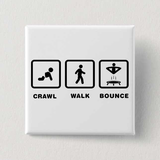 Trampoline Button (Vorderseite)