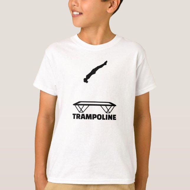 Trampoline Trampolinist T-Shirt (Vorderseite)