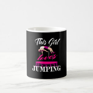 Trampolinen Geschenk Idee Frauen Sprung Fitness Kaffeetasse