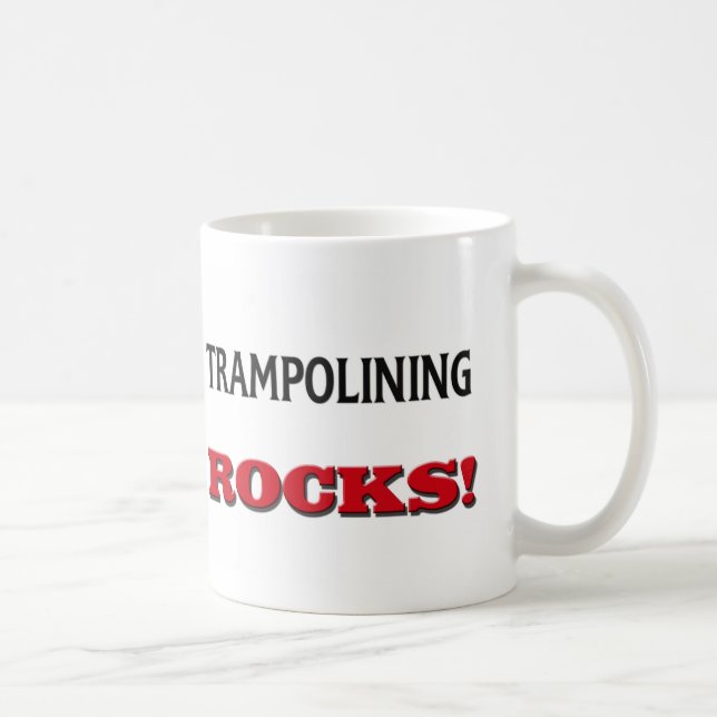 Trampolining Felsen Kaffeetasse (Rechts)
