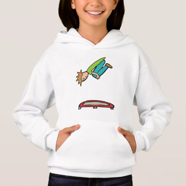 Trampolining Hoodie (Vorderseite)