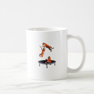 trampolining Tiger Kaffeetasse