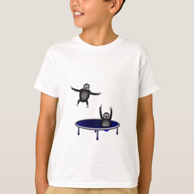 trampolining Trägheiten T-Shirt (Vorderseite)