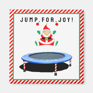 Trampolinturn-Gymnastik-Sockenfüller Magnet