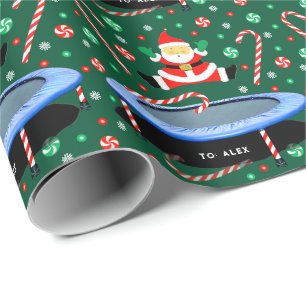 Trampolinturnen-Geschenk Geschenkpapier