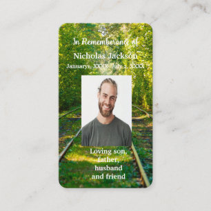 Tramway ferroviaire de la carte mémoire Memorial